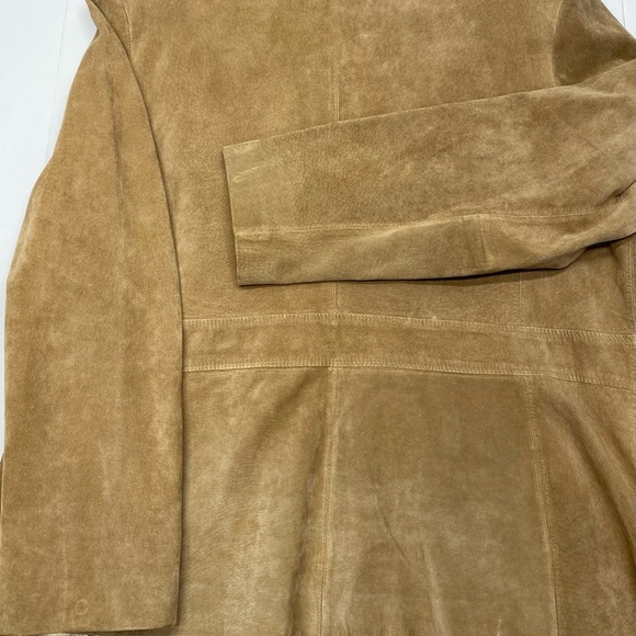 Covington Tan Suede Blazer W 20-22 Lined 3 Button Closure CLASSIC - Picture 14 of 14